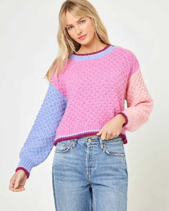 Women Online Clothing Boutiques LSpace Pretty Please Sweater - COSTA DEL SOL COLORBLOCK