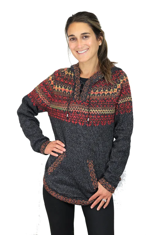 Quality Wear Women's Chachani Alpaca Hooded Sweater