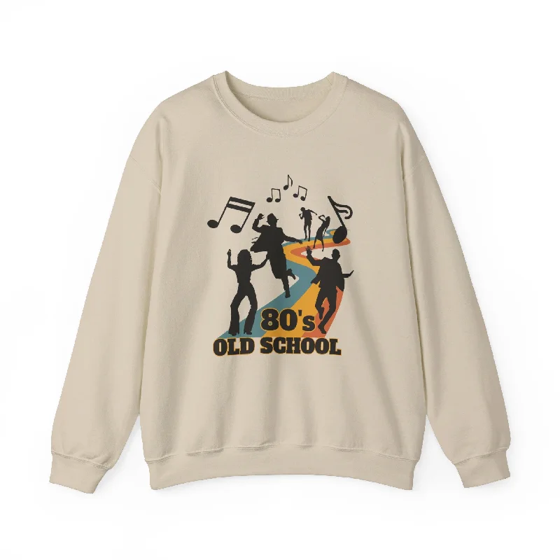 Boho Chic Fashion 80's Old School Unisex Heavy Blend™ Crewneck Sweatshirt