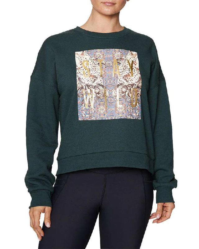 Urban Femme Streetwear Stay Wild Sweatshirt