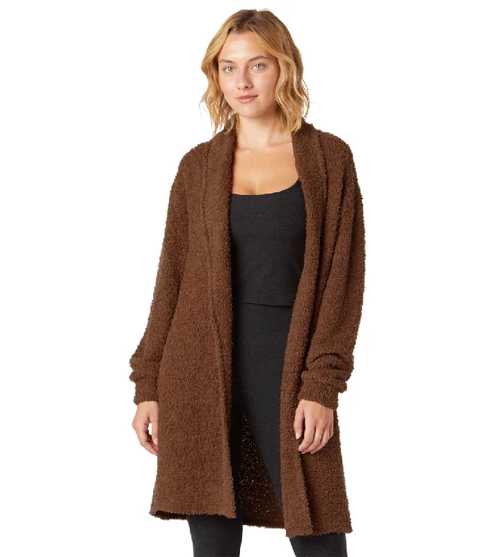 Save Big Beyond Yoga Cloud Cover Cardigan Walnut