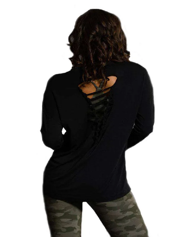 Women's Clothing Online Braid Back Long Sleeve