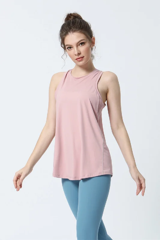 Women Wear Brands Open Back Sports Tank Top