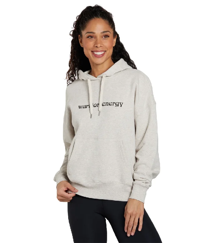 Season Sale Spiritual Gangster Warrior Energy Phoebe Oversize Sweater Oatmeal Heather