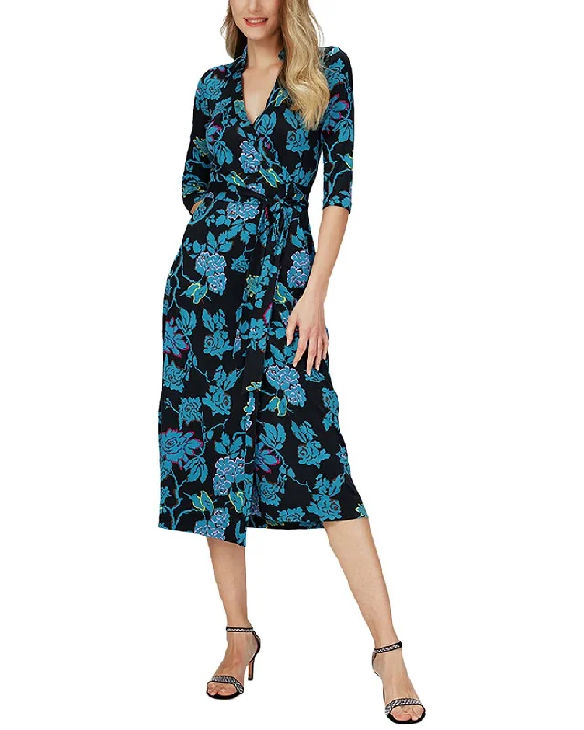 Trendy Women's Apparel Diane von Furstenberg Abigail Silk Midi Dress