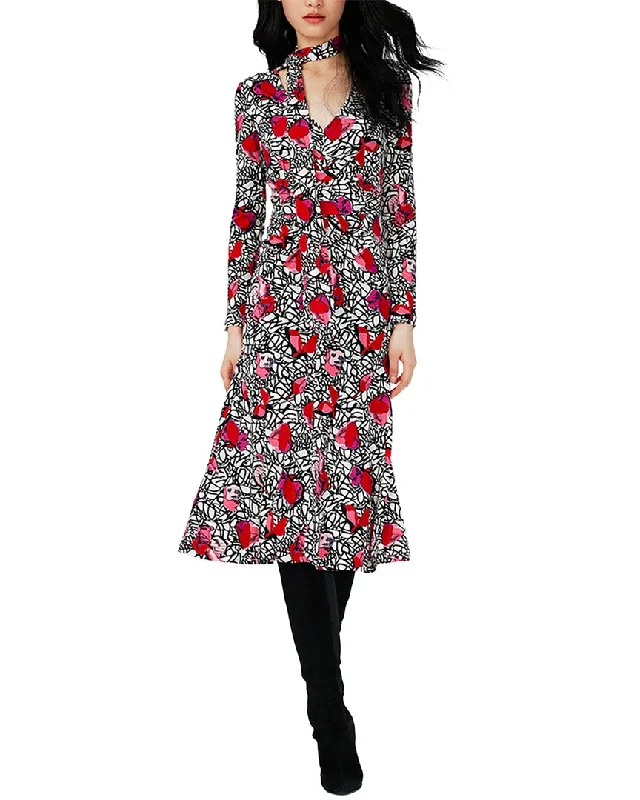 Best Sellers Diane von Furstenberg Marsha Wool-Blend Midi Dress