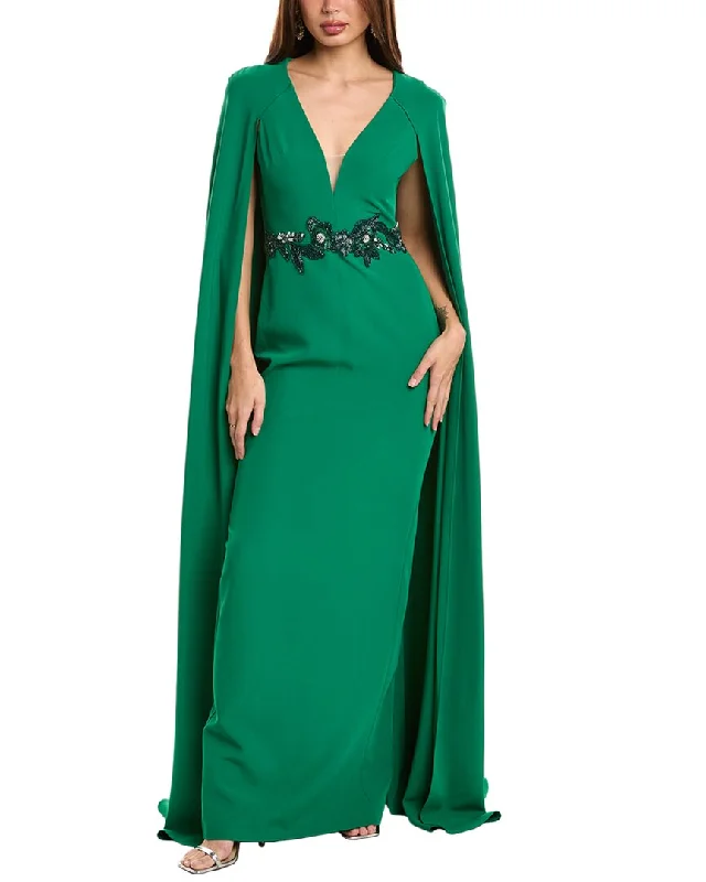 Unbeatable Prices Marchesa Notte Floor Length Cape Gown