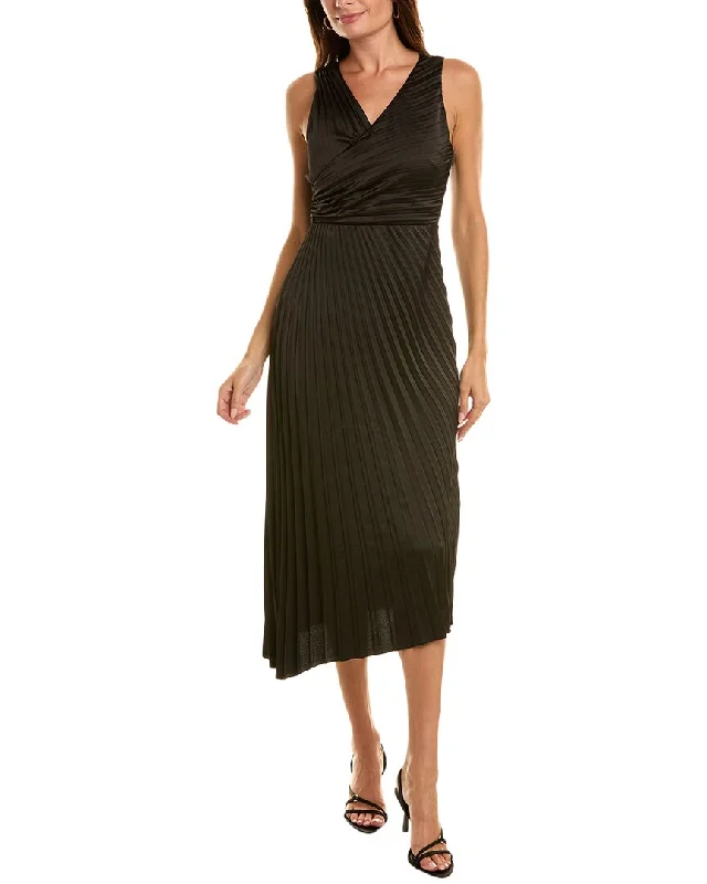 Best Online Boutiques Sam Edelman Accordion Pleated Midi Dress