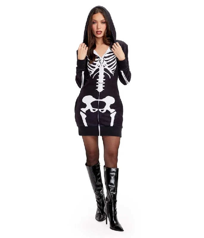 Premium Style Skeleton Costume Dress