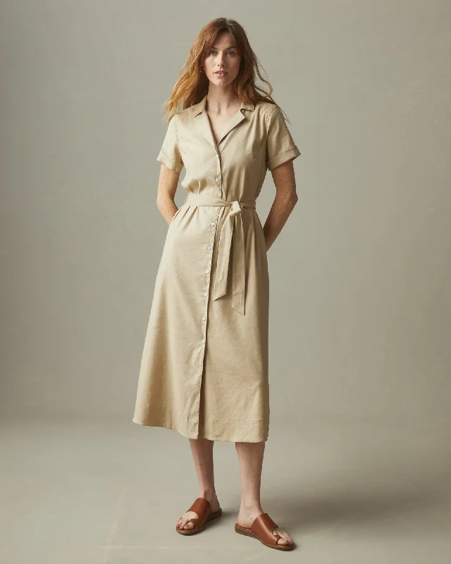 Trendy Women's Apparel Utility Dress - Fields Of Rye