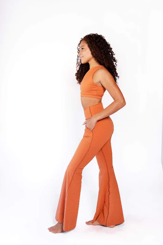 Snag Fabulous Fashion Bargains Bell Bottoms 2.0 in Burnt Orange