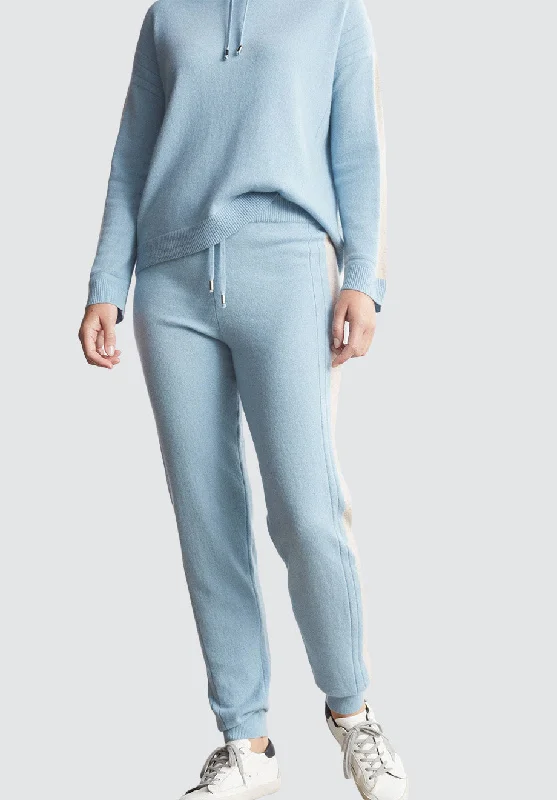 Cutting Edge Fashion Cashmere Joggers | Glacier/Birch