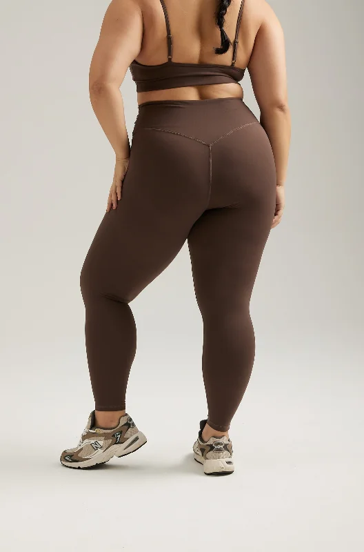 Discover Now Classic Leggings (Full 24") in Espresso