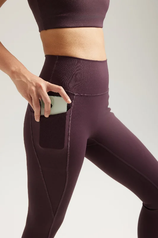 The Latest Fashion Trends Pocket Leggings (Full 24") in Grape