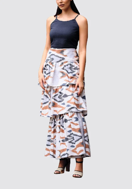 Chic Outfits Devi Skirt | Thi Print