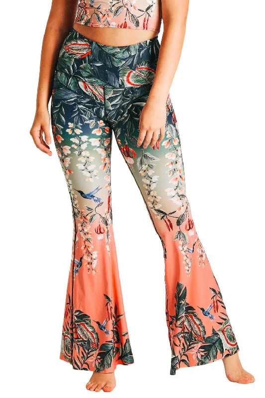 Minimalist Women's Fashion Clothing Feeling Ferntastic Printed Bell Bottoms