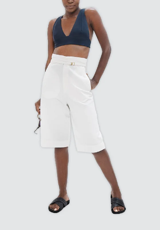 Casual Yet Stylish Separates Florence FLR - Knee Pants | White Dove