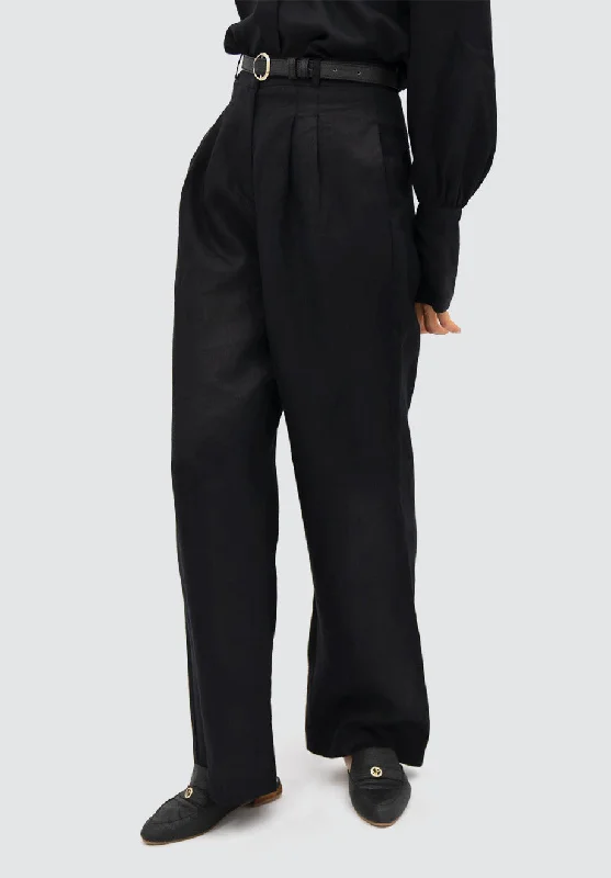 Innovate Your Wardrobe French Riviera NCE - Wide Leg Pants | Licorice