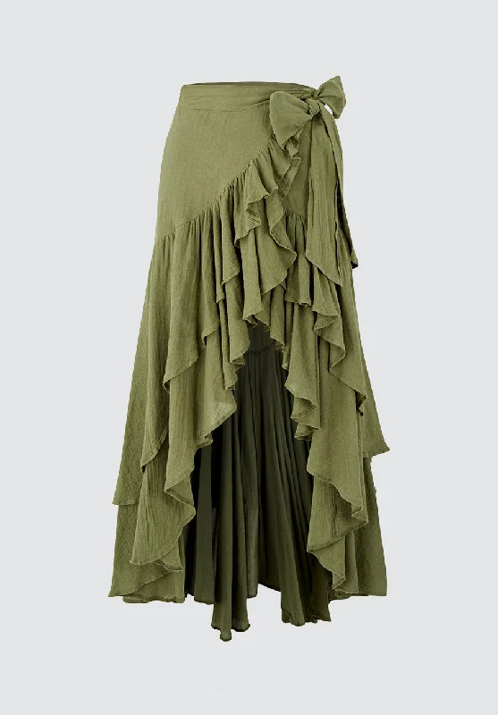 Exclusive Online Sale Gabriela Skirt | Olive