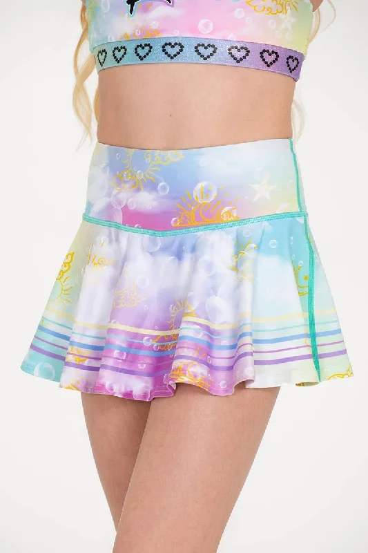 Stylish Everyday Clothing Legendary Flouncy Skirt in Daydream