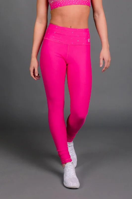 Style Breakthroughs Legendary Legging in Hyper Pink Crystal