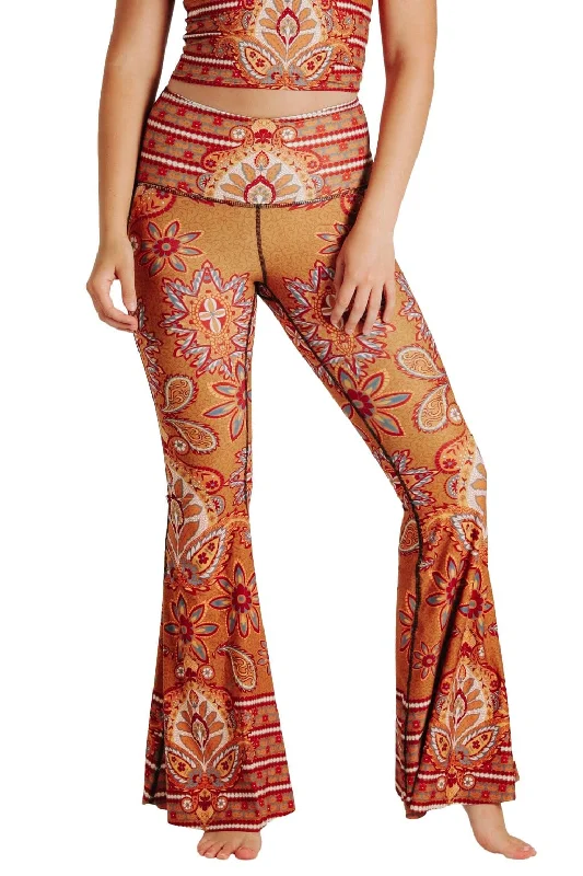 Flash Sale Or Flash Sales Rad Paisley Printed Bell Bottoms