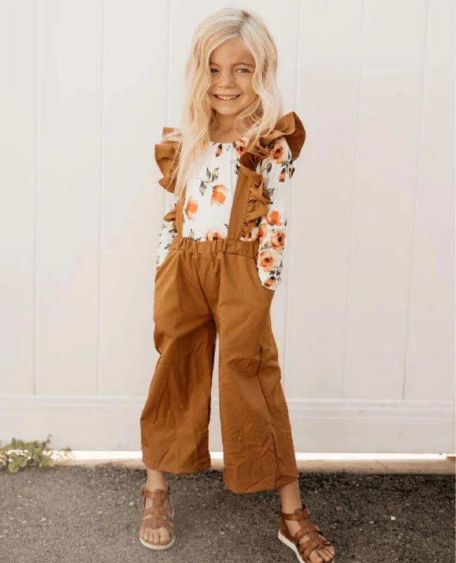 Best Sellers Sharlyn Ruffle Suspender Kids Pants