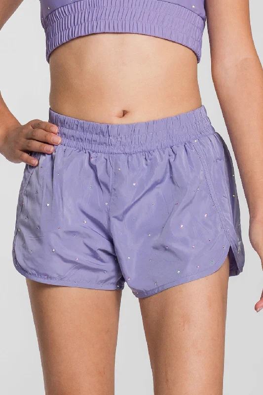 Dive Into Trendy Styles Speed Short in Lavender