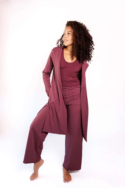 Stylish Basics Ultimate Trouser in Maroon